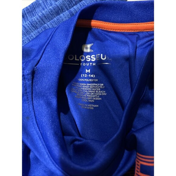 NEW Boise State BSU Broncos Colosseum Blue Crew Neck Tee Shirt Youth M 12-14 - Picture 6 of 7